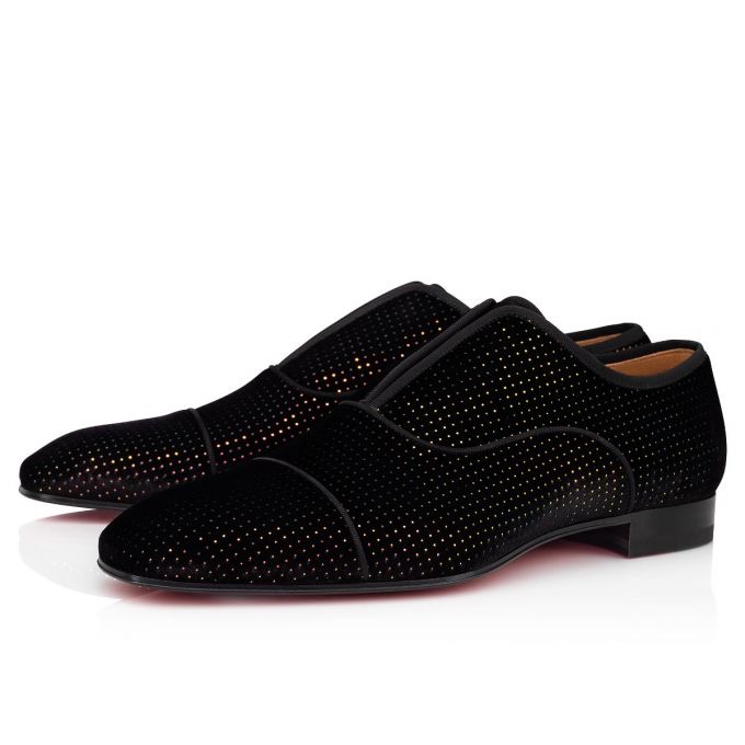 Christian Louboutin Alpha Male Velvet Derby Muške Derby Visebojne | RS-29525