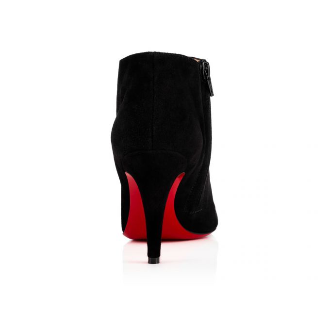 Christian Louboutin Belle 085 85 Veau Velours Boots Ženske Čizme Crne | RS-52685