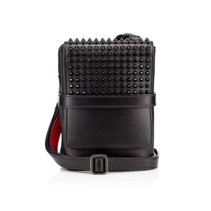 Christian Louboutin Benech Reporter Classic Koža Mini Bags Ženske Belt Bags & Mini Bags Crne | RS-51705