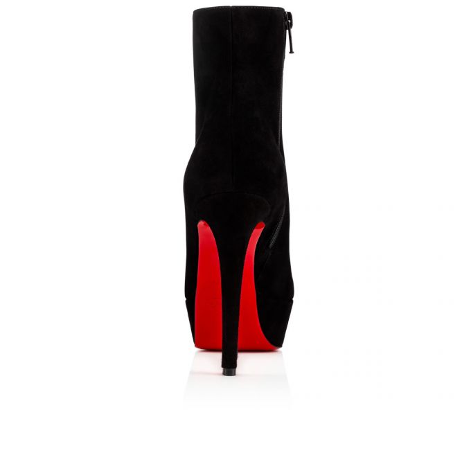 Christian Louboutin Bianca Booty 120 120 Veau Velours Boots Ženske Čizme Crne | RS-51499