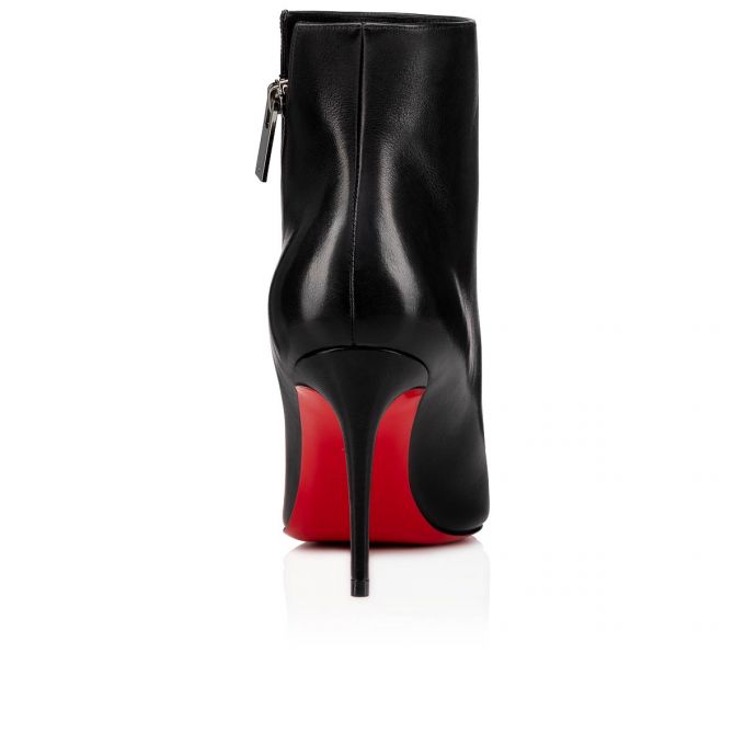 Christian Louboutin Birgikate 85 Calf Boots Ženske Čizme Crne | RS-14225