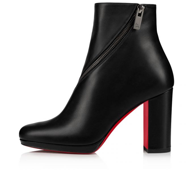 Christian Louboutin Birgitta 100 100 Calf Boots Ženske Čizme Crne | RS-93475