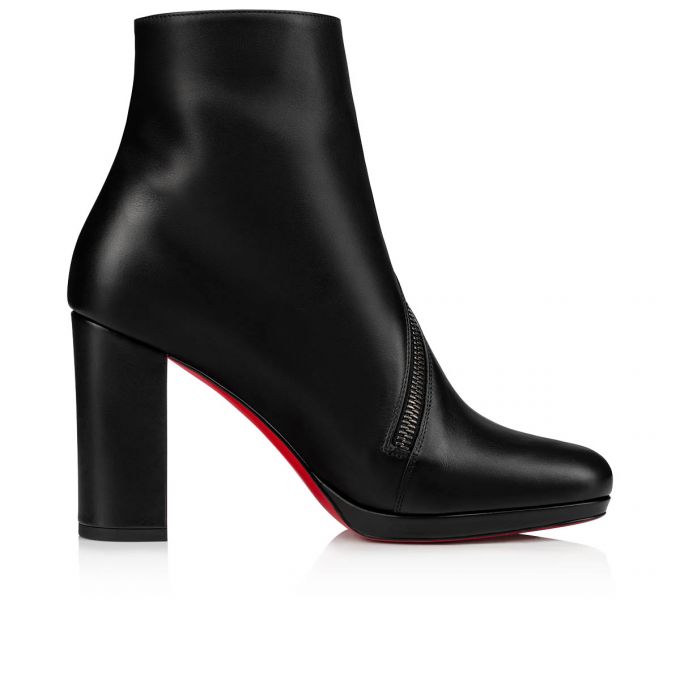 Christian Louboutin Birgitta 100 100 Calf Boots Ženske Čizme Crne | RS-93475