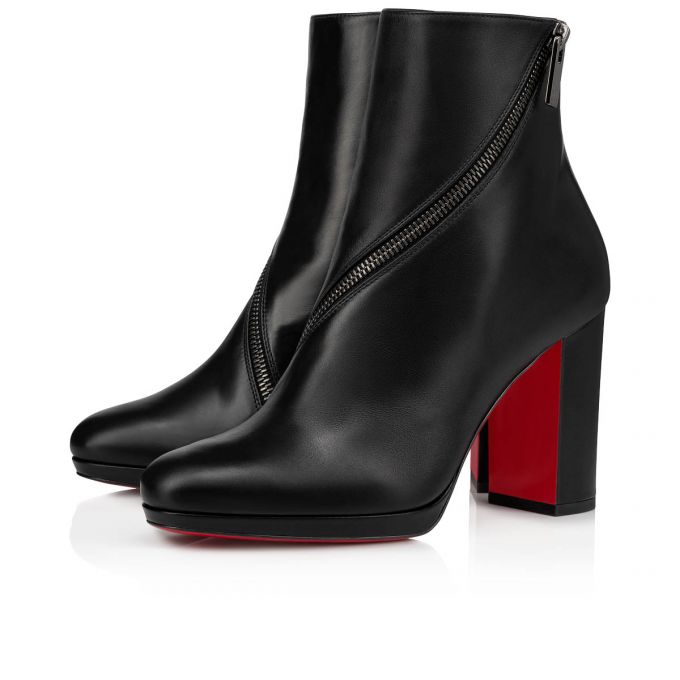 Christian Louboutin Birgitta 100 100 Calf Boots Ženske Čizme Crne | RS-93475