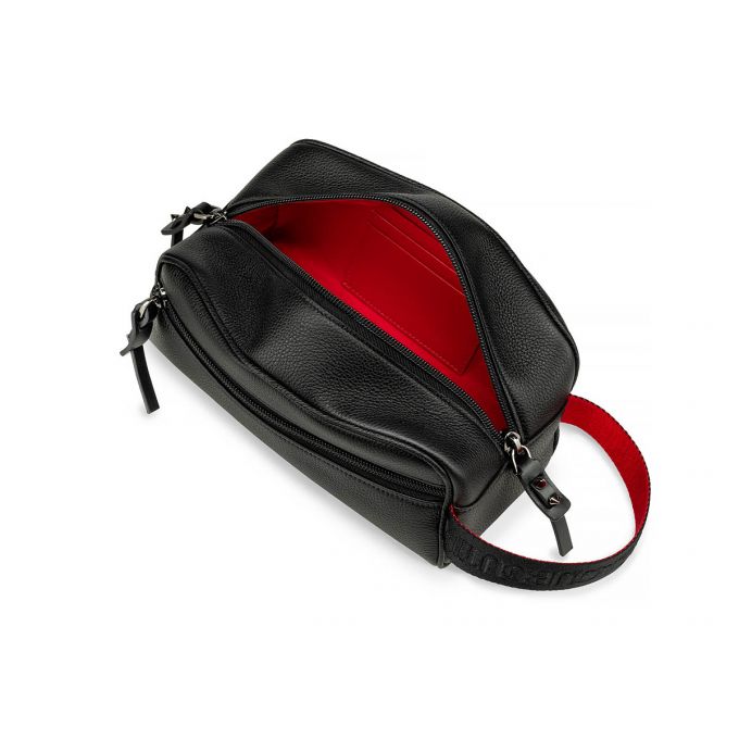 Christian Louboutin Blaster Classic Koža Pouches Muške Pouches Crne | RS-70363