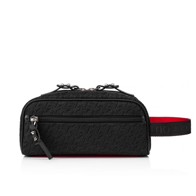 Christian Louboutin Blaster Creative Fabric Pouches Muške Pouches Crne | RS-22471