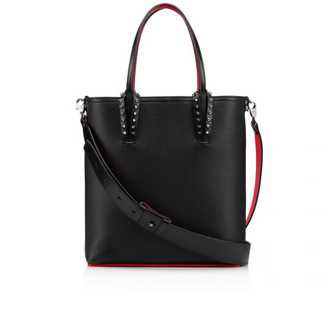 Christian Louboutin Cabata Calf Koža Tote Bags Ženske Torba Tote Crne | RS-69557