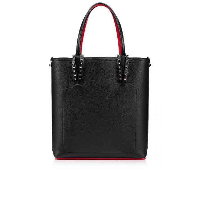 Christian Louboutin Cabata Calf Koža Tote Bags Ženske Torba Tote Crne | RS-69557