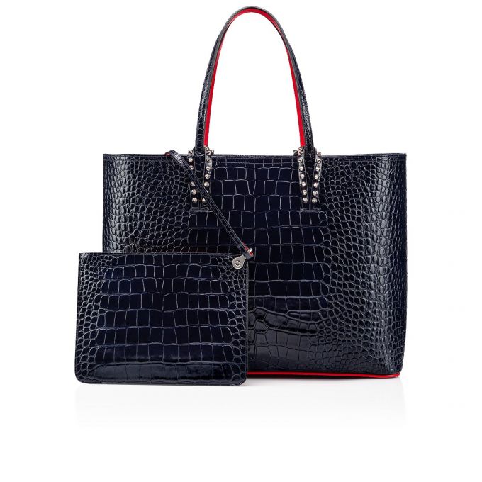 Christian Louboutin Cabata Creative Koža Tote Bags Ženske Torba Tote Plave | RS-42034