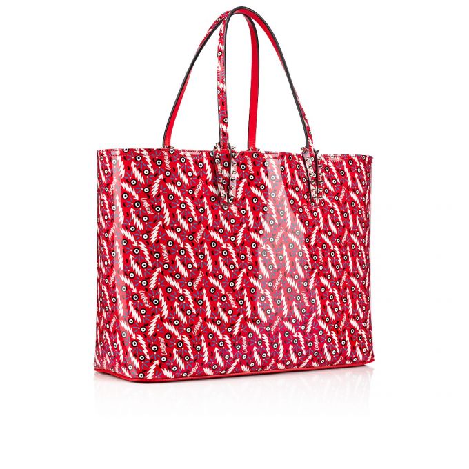 Christian Louboutin Cabata Creative Koža Tote Bags Ženske Torba Tote Crvene | RS-73108