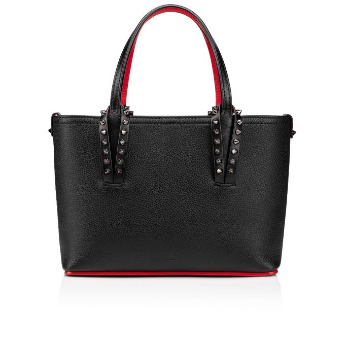 Christian Louboutin Cabata E/W Classic Koža Tote Bags Ženske Torba Tote Crne | RS-49725