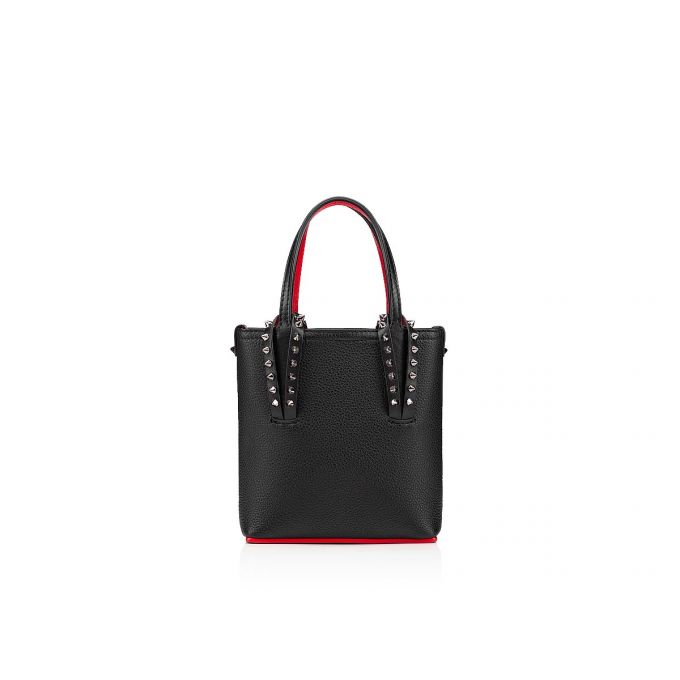 Christian Louboutin Cabata N/S Mini Classic Koža Mini Bags Ženske Belt Bags & Mini Bags Crne | RS-28597