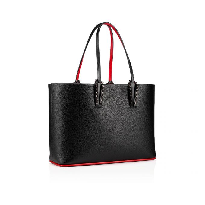 Christian Louboutin Cabata Small Calf Tote Bags Ženske Torba Tote Crne | RS-69298