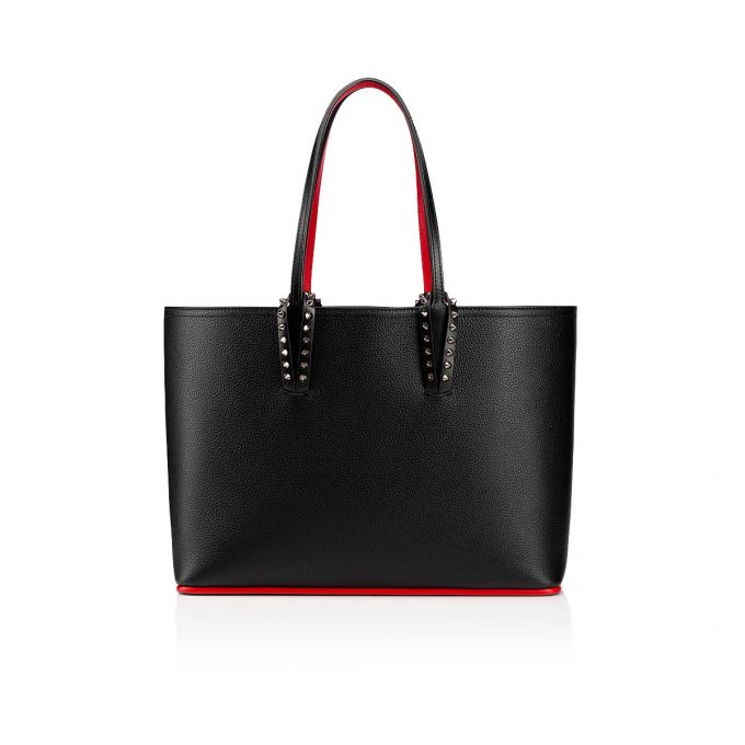 Christian Louboutin Cabata Small Calf Tote Bags Ženske Torba Tote Crne | RS-69298