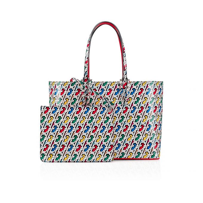 Christian Louboutin Cabata Small Creative Koža Tote Bags Ženske Torba Tote Visebojne | RS-38922