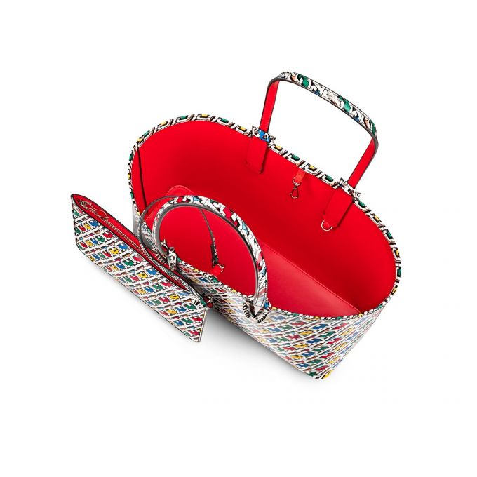 Christian Louboutin Cabata Small Creative Koža Tote Bags Ženske Torba Tote Visebojne | RS-38922