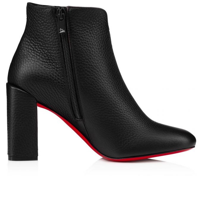 Christian Louboutin Castarika 85 Calf Boots Ženske Čizme Crne | RS-54226