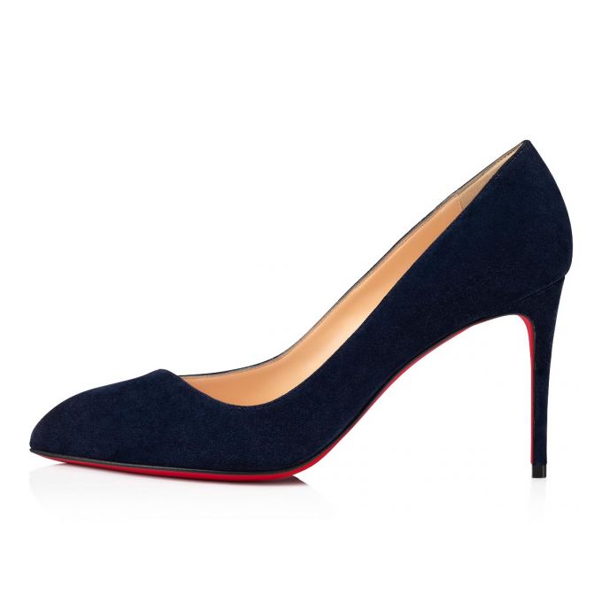 Christian Louboutin Corneille 085 85 Nocturne Veau Velours Pumps Ženske Pumps Crne | RS-81124