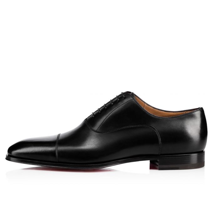 Christian Louboutin Cousin Greg 000 Calf Oxford Muške Oxfords Shoes Crne | RS-45781