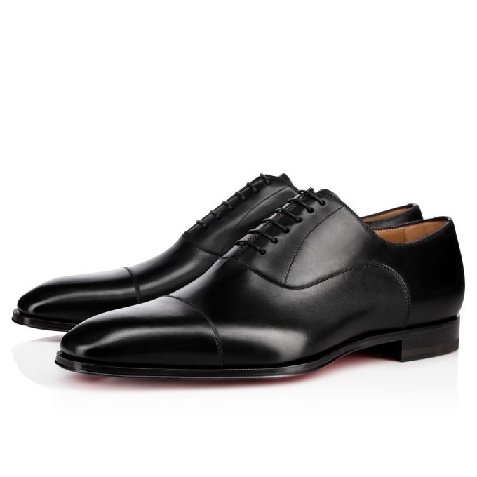 Christian Louboutin Cousin Greg 000 Calf Oxford Muške Oxfords Shoes Crne | RS-45781