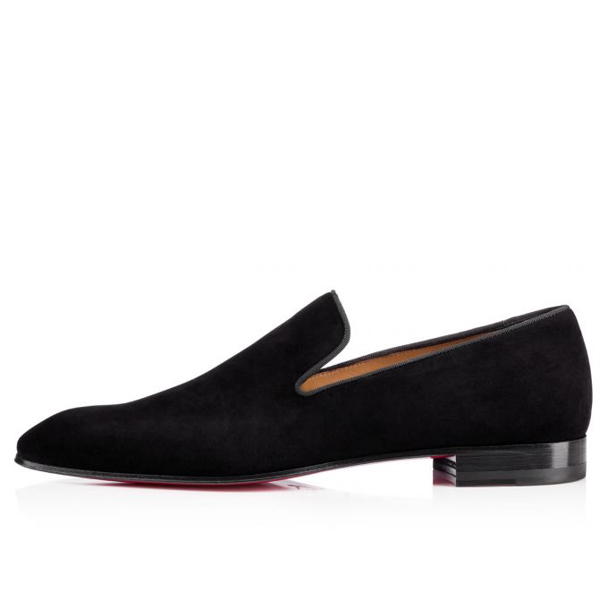 Christian Louboutin Dandelion 000 Veau Velours Loafer Muške Loafers Crne | RS-01990