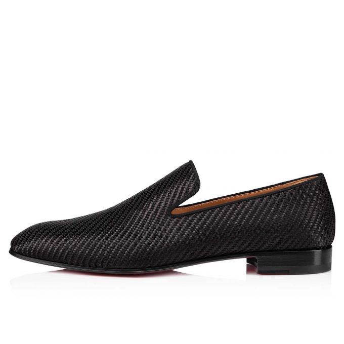 Christian Louboutin Dandelion Fabric Loafer Muške Loafers Crne | RS-59422