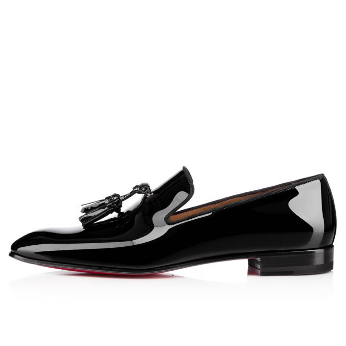 Christian Louboutin Dandelion Tasse 000 Patent Loafer Muške Loafers Crne | RS-63583