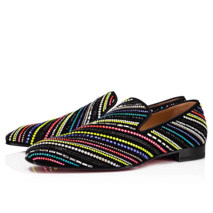 Christian Louboutin Dandy Rays Loafer Muške Loafers Crne Visebojne | RS-48990