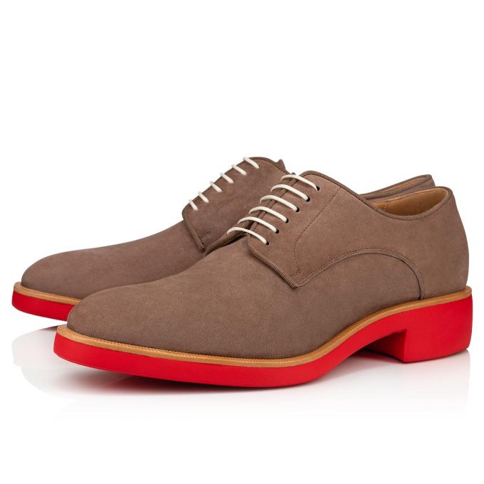 Christian Louboutin Davilo Rxl Calf Derby Muške Derby Smeđe | RS-39327