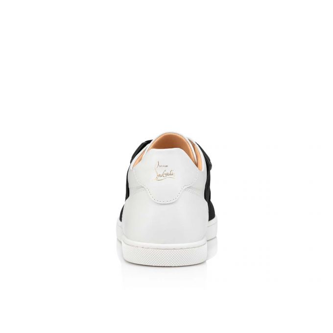 Christian Louboutin Elastikid 000 Calf Sneakers Ženske Patike Bijele Crne | RS-78715