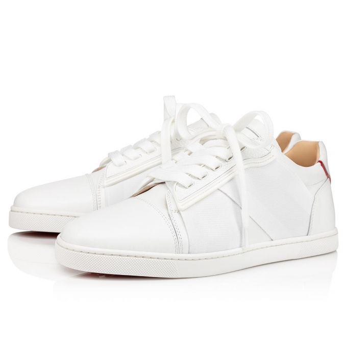 Christian Louboutin Elastikid 000 Version Calf Sneakers Ženske Patike Bijele | RS-69205