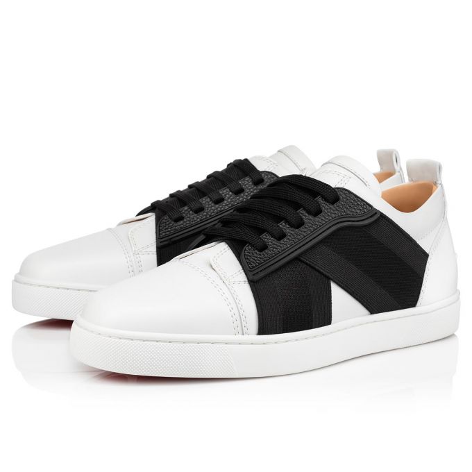 Christian Louboutin Elastikid Calf Sneakers Muške Patike Bijele | RS-43437