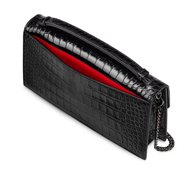 Christian Louboutin Elisa Baguette Creative Koža Cross Body Bags Ženske Cross Body Bags Crne | RS-51861