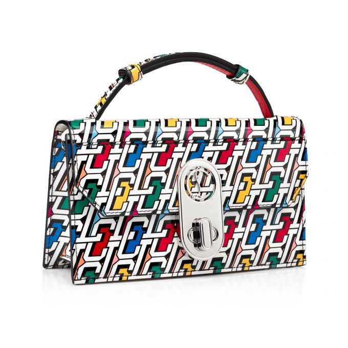 Christian Louboutin Elisa Baguette S Creative Koža Cross Body Bags Ženske Cross Body Bags Visebojne Srebrne | RS-74443