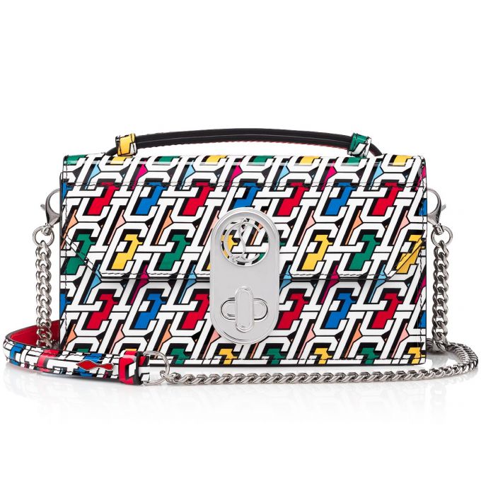 Christian Louboutin Elisa Baguette S Creative Koža Cross Body Bags Ženske Cross Body Bags Visebojne Srebrne | RS-74443