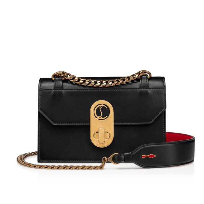 Christian Louboutin Elisa Mini Classic Koža Cross Body Bags Ženske Cross Body Bags Crne | RS-38824