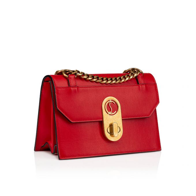 Christian Louboutin Elisa Mini Classic Koža Mini Bags Ženske Belt Bags & Mini Bags Crvene | RS-48079