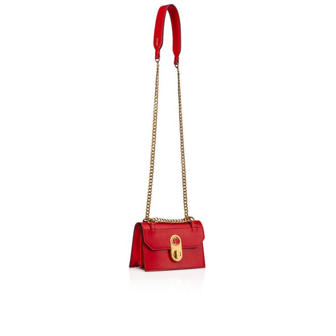 Christian Louboutin Elisa Mini Classic Koža Mini Bags Ženske Belt Bags & Mini Bags Crvene | RS-48079