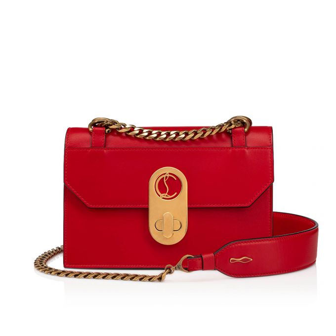 Christian Louboutin Elisa Mini Classic Koža Mini Bags Ženske Belt Bags & Mini Bags Crvene | RS-48079