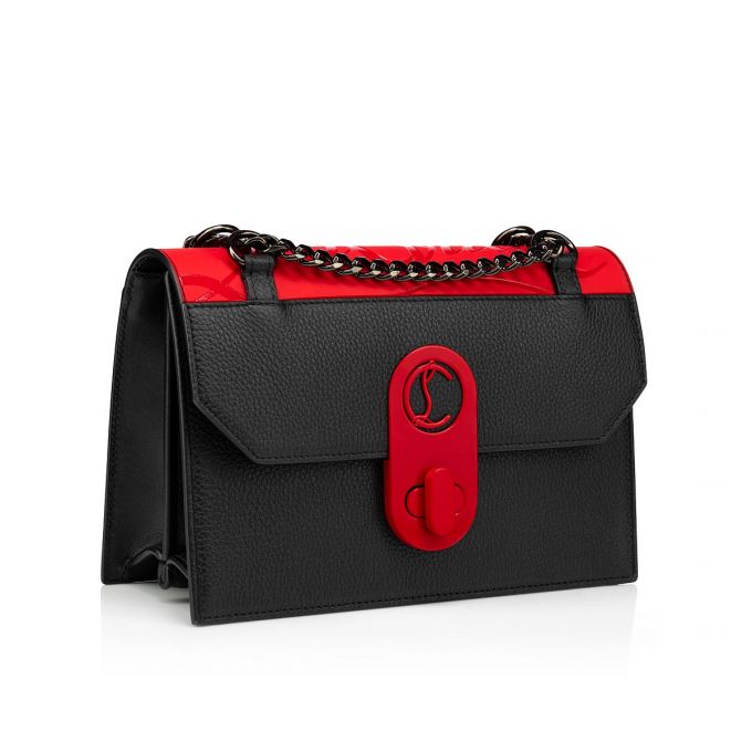 Christian Louboutin Elisa Small Gomme Cross Body Bags Ženske Cross Body Bags Crvene Crne | RS-23422