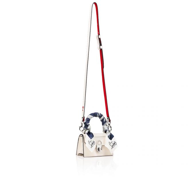 Christian Louboutin Elisa Top Handle Nano Classic Koža Mini Bags Ženske Belt Bags & Mini Bags Bijele Visebojne Srebrne | RS-11527