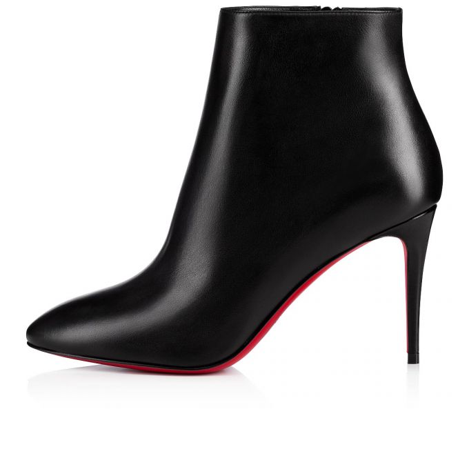 Christian Louboutin Eloise Booty 085 85 Calf Boots Ženske Čizme Crne | RS-90041