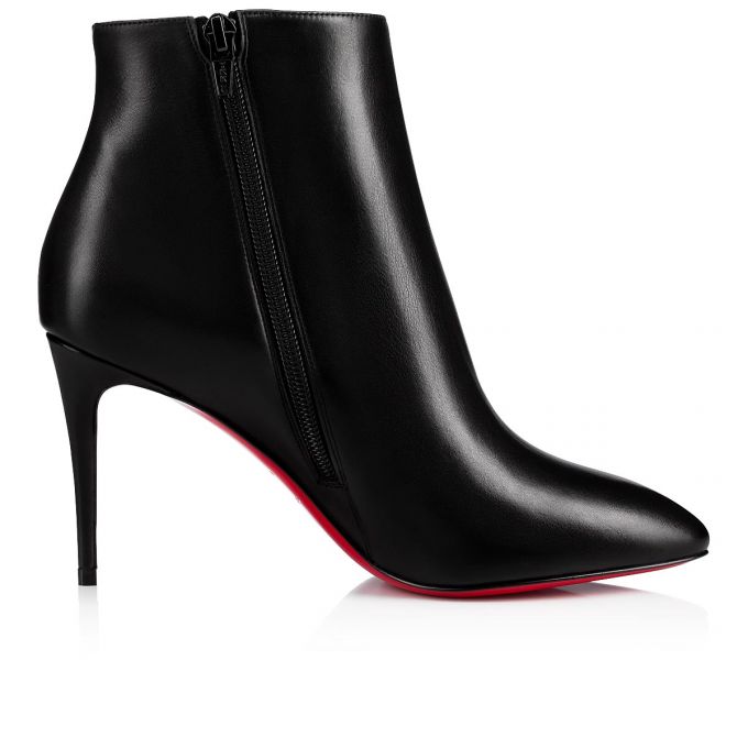 Christian Louboutin Eloise Booty 085 85 Calf Boots Ženske Čizme Crne | RS-90041