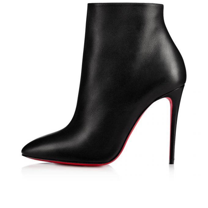 Christian Louboutin Eloise Booty 100 100 Calf Boots Ženske Čizme Crne | RS-07405