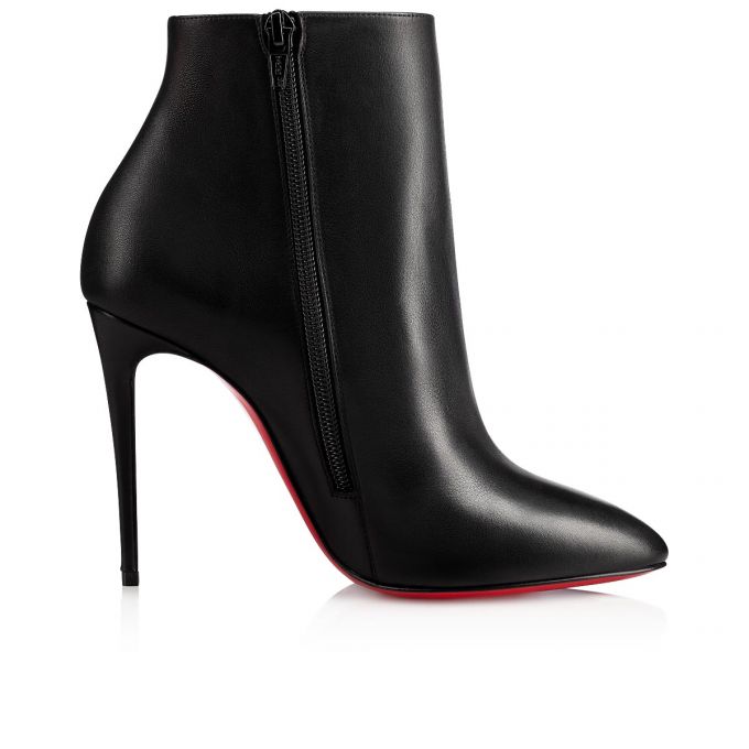 Christian Louboutin Eloise Booty 100 100 Calf Boots Ženske Čizme Crne | RS-07405