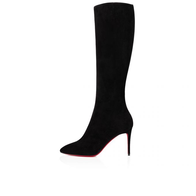 Christian Louboutin Eloise Botta 085 85 Veau Velours Boots Ženske Čizme Crne | RS-05138