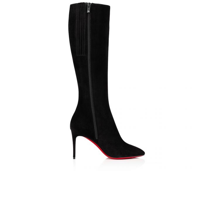 Christian Louboutin Eloise Botta 085 85 Veau Velours Boots Ženske Čizme Crne | RS-05138