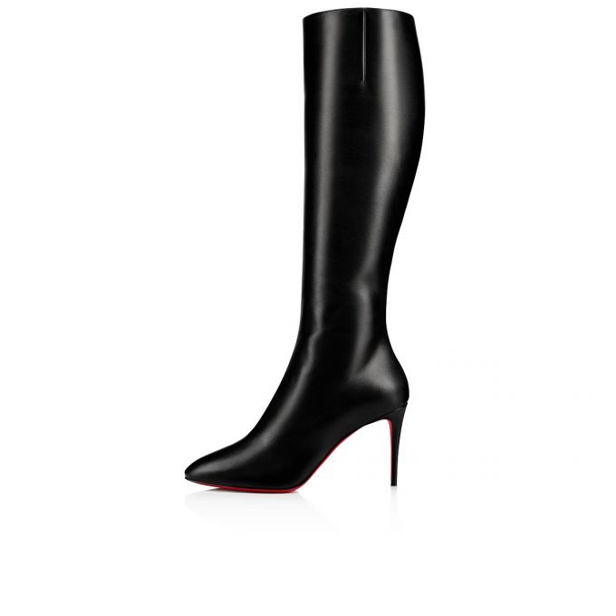 Christian Louboutin Eloise Botta 085 85 Calf Boots Ženske Čizme Crne | RS-91370