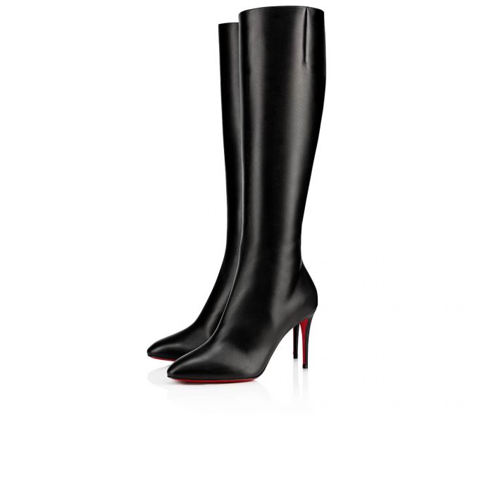 Christian Louboutin Eloise Botta 085 85 Calf Boots Ženske Čizme Crne | RS-91370