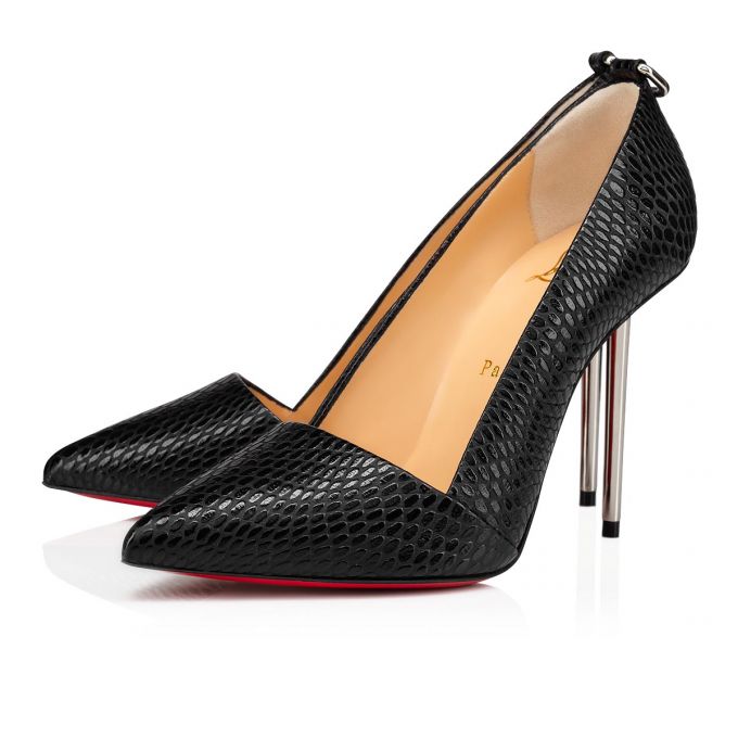 Christian Louboutin Epic Et Pointe 100 Calf Pumps Ženske Pumps Crne | RS-50776